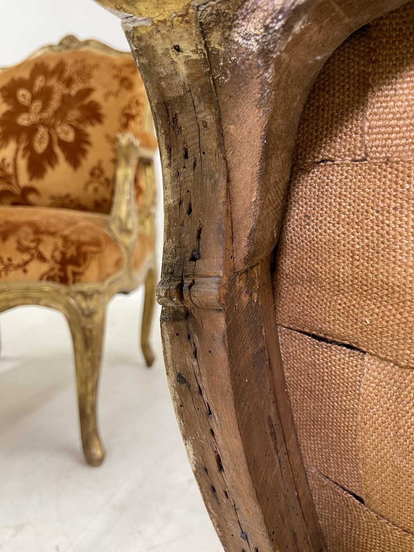A pair of French Louis XV giltwood fauteuils à la reine, - Image 50 of 140