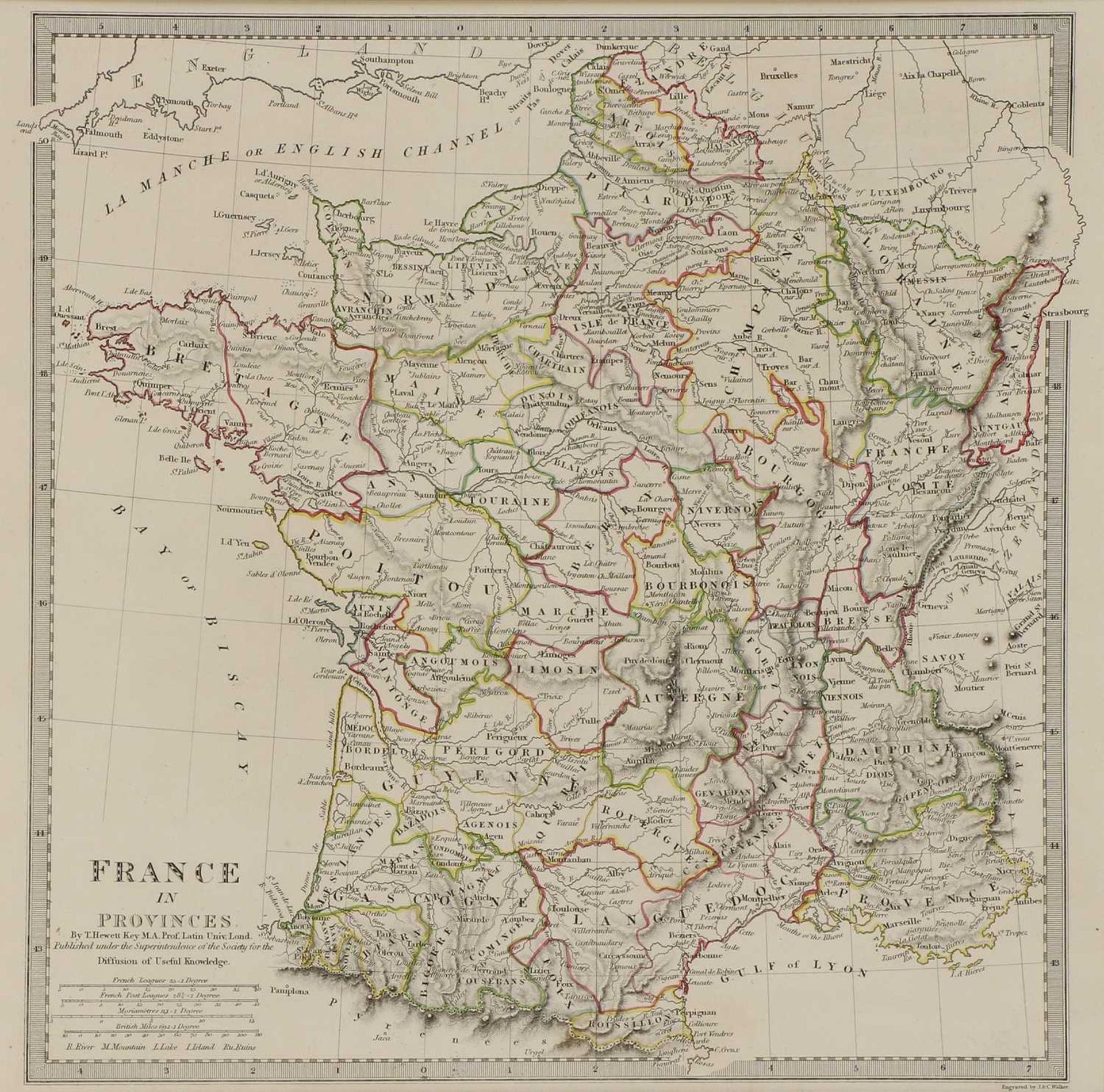 A set of four old maps of Paris, the Environs of Paris, Bordeaux and Toulon, - Bild 17 aus 25