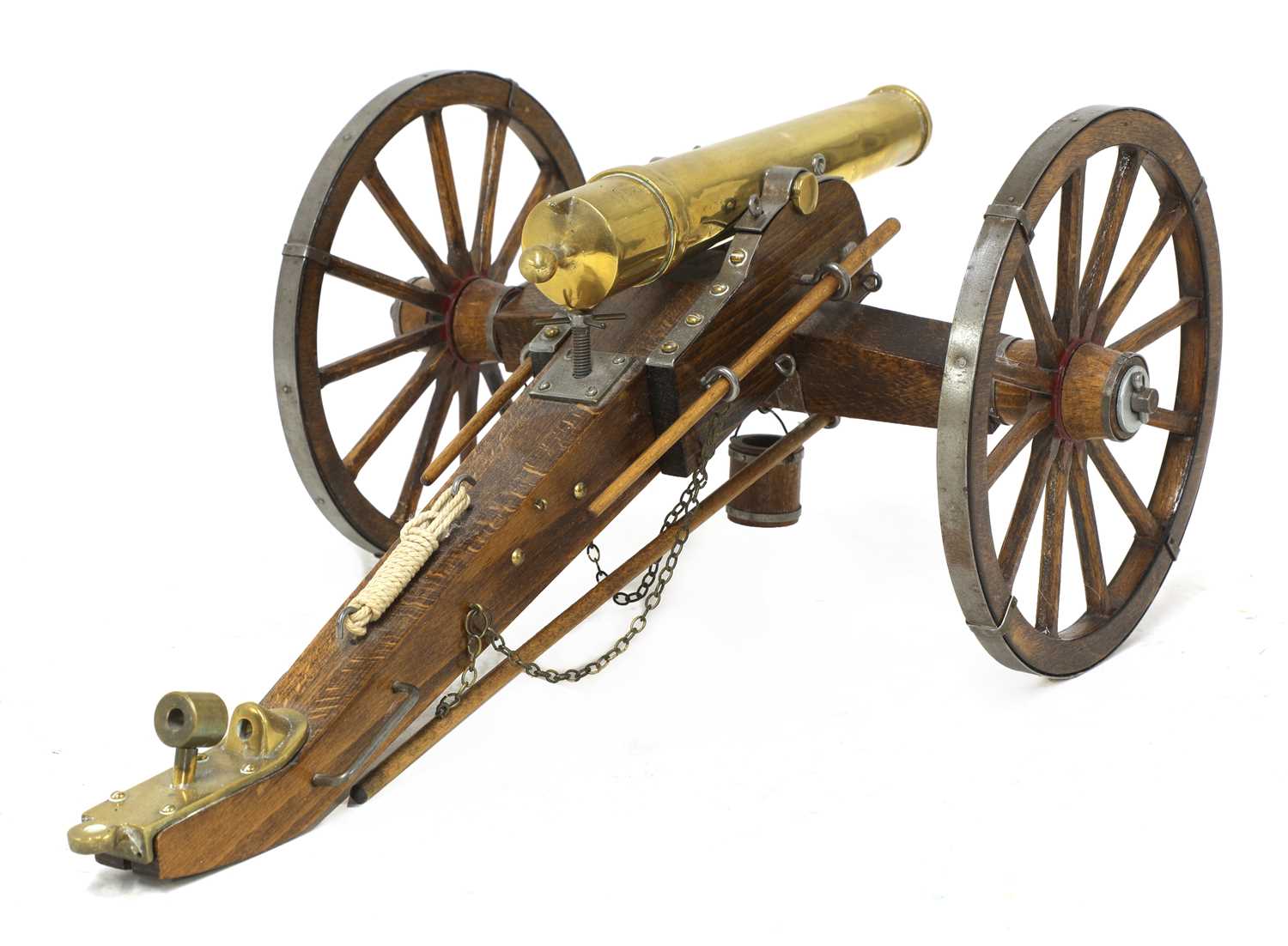 A model of an American Civil War field cannon, - Image 3 of 6