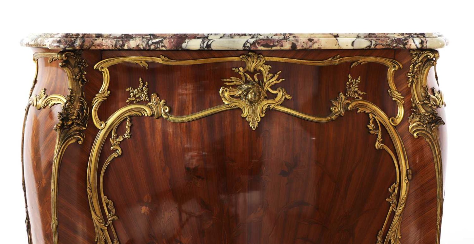 A French Louis XV-style amaranth and kingwood meuble d'appui, - Image 10 of 80