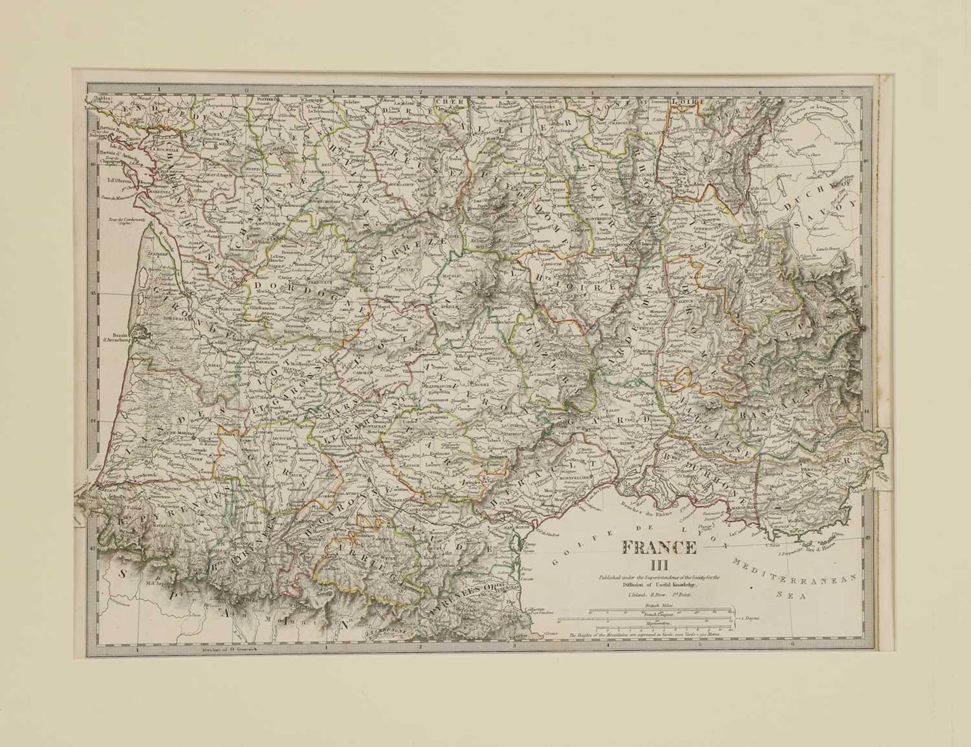 A set of four old maps of Paris, the Environs of Paris, Bordeaux and Toulon, - Bild 24 aus 25