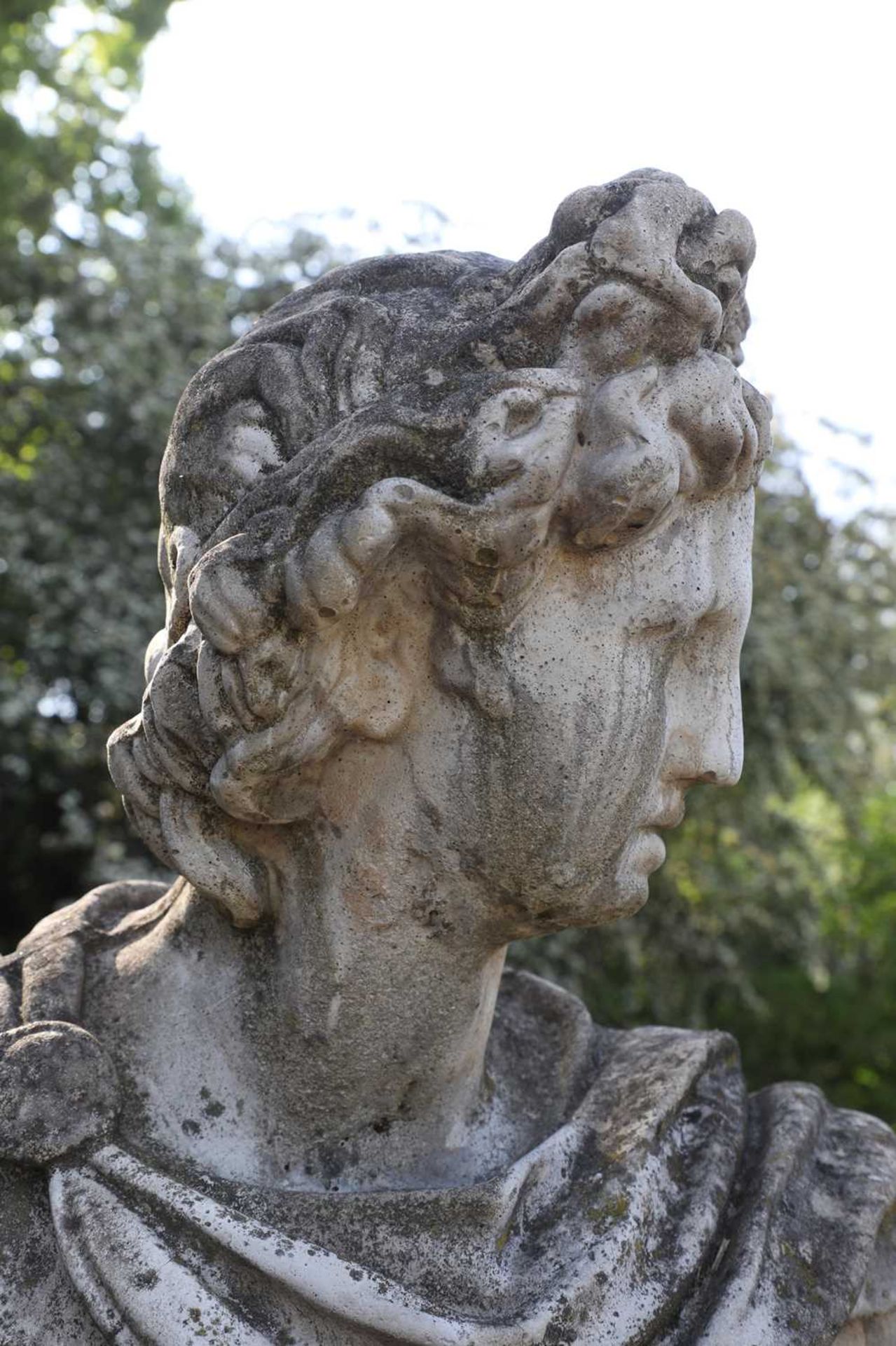 A composite stone bust after the antique, - Bild 4 aus 21