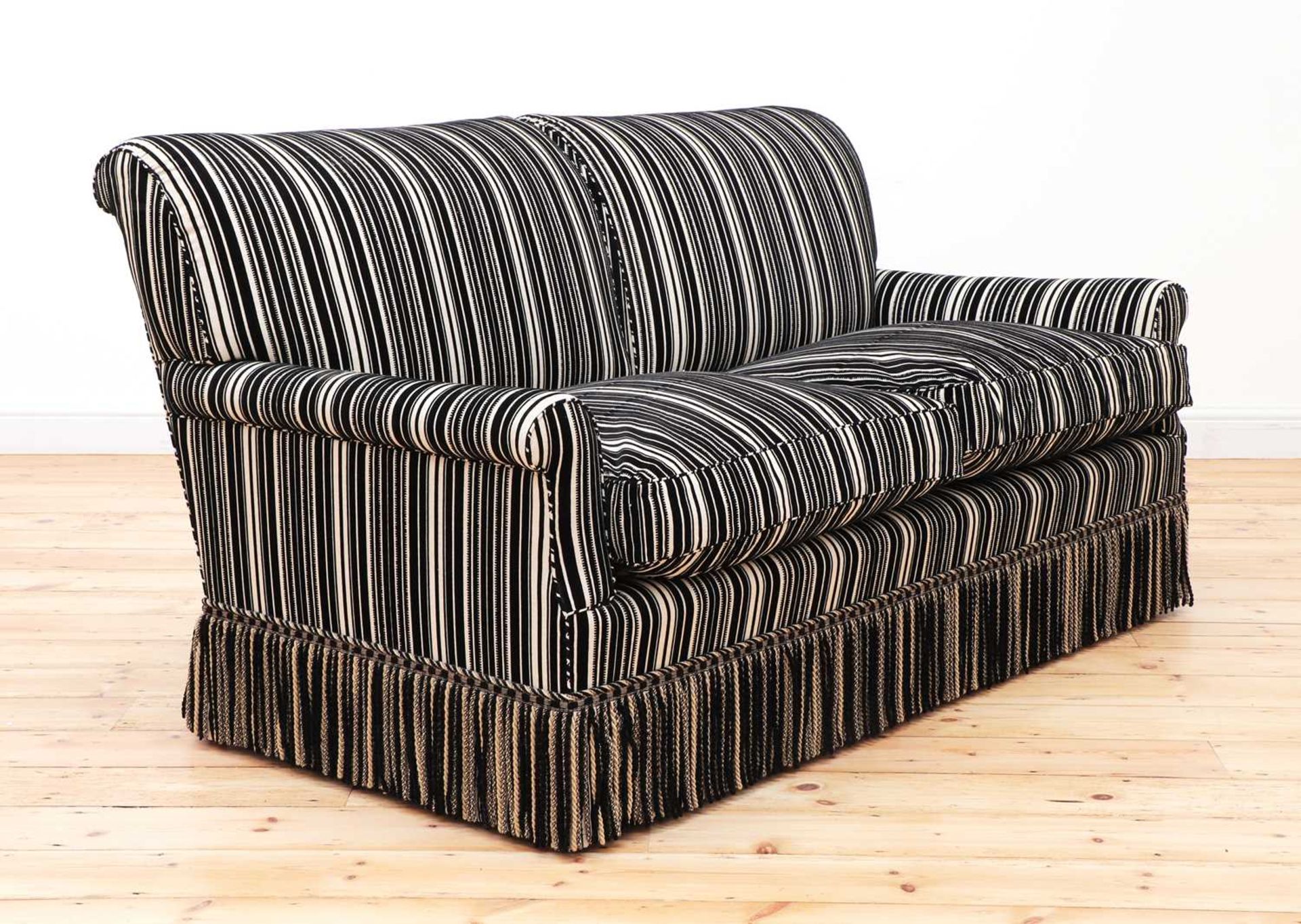 A modern two-seater sofa by Howard Chairs Ltd. - Image 2 of 12