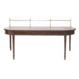 A Regency mahogany serving table by Gillows of Lancaster,