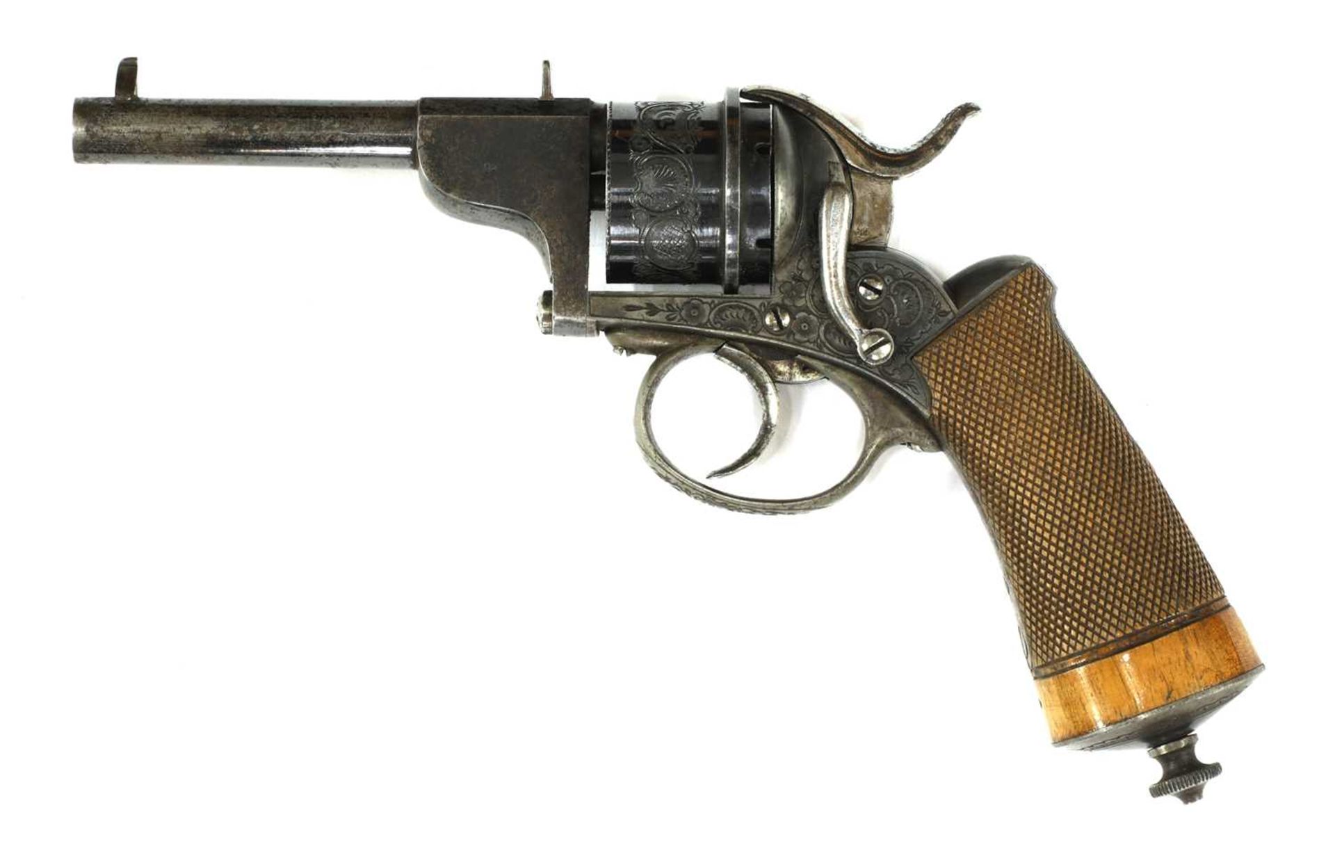 A good pinfire .31 revolver, - Image 3 of 8