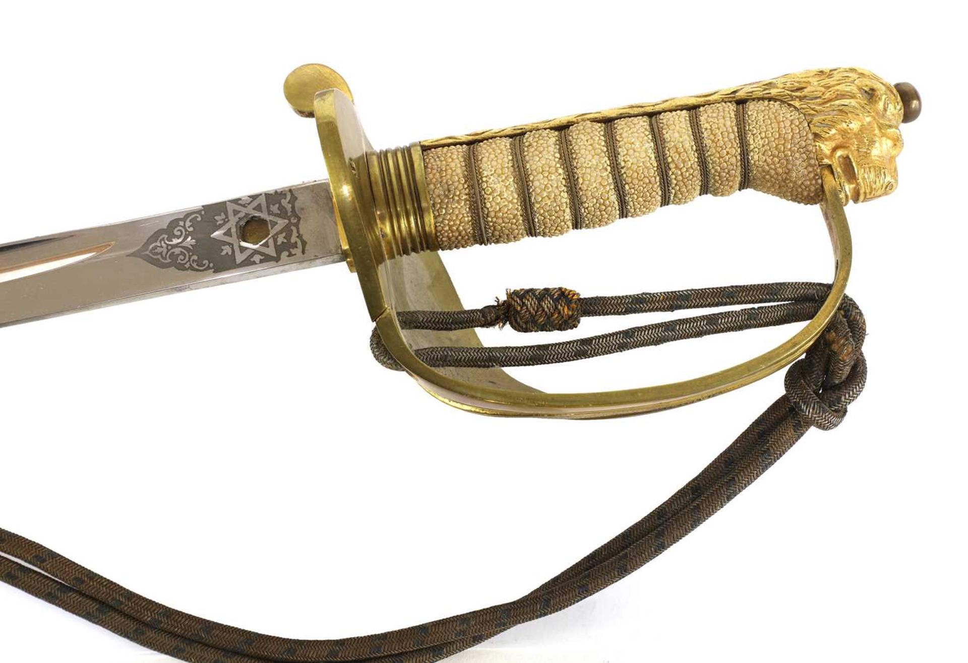 A George VI Royal Navy officer's sword, - Image 6 of 9