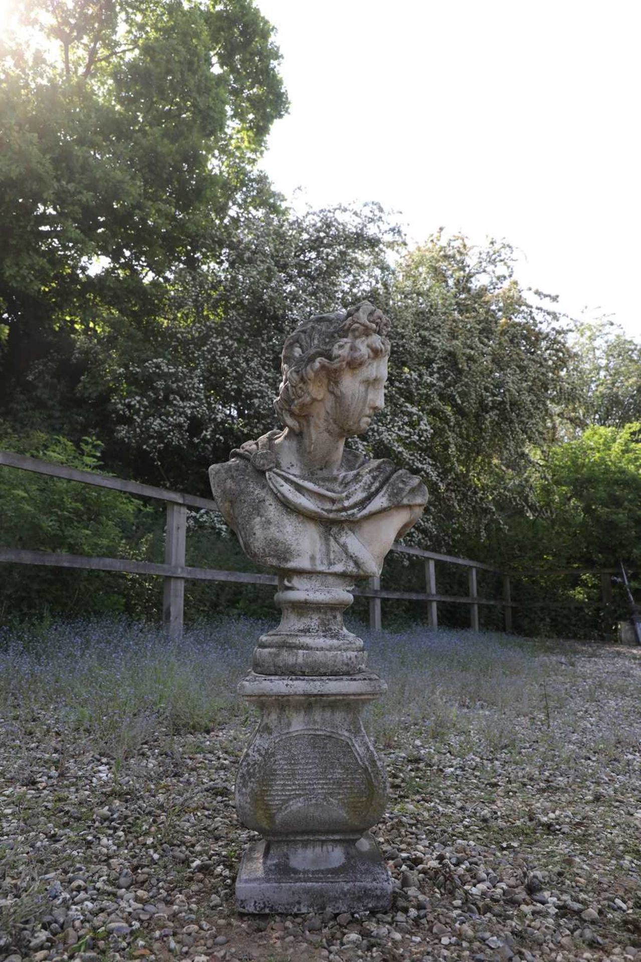 A composite stone bust after the antique, - Bild 2 aus 21