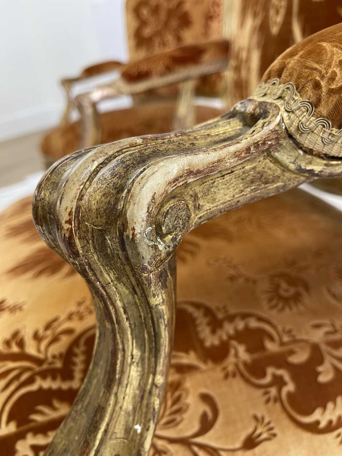 A pair of French Louis XV giltwood fauteuils à la reine, - Image 32 of 140