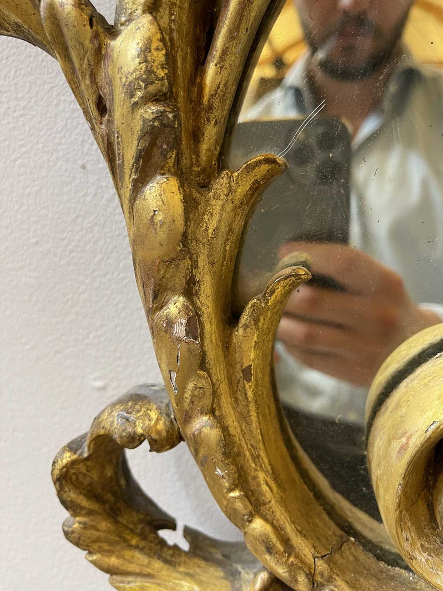 A George III giltwood wall mirror, - Image 26 of 50