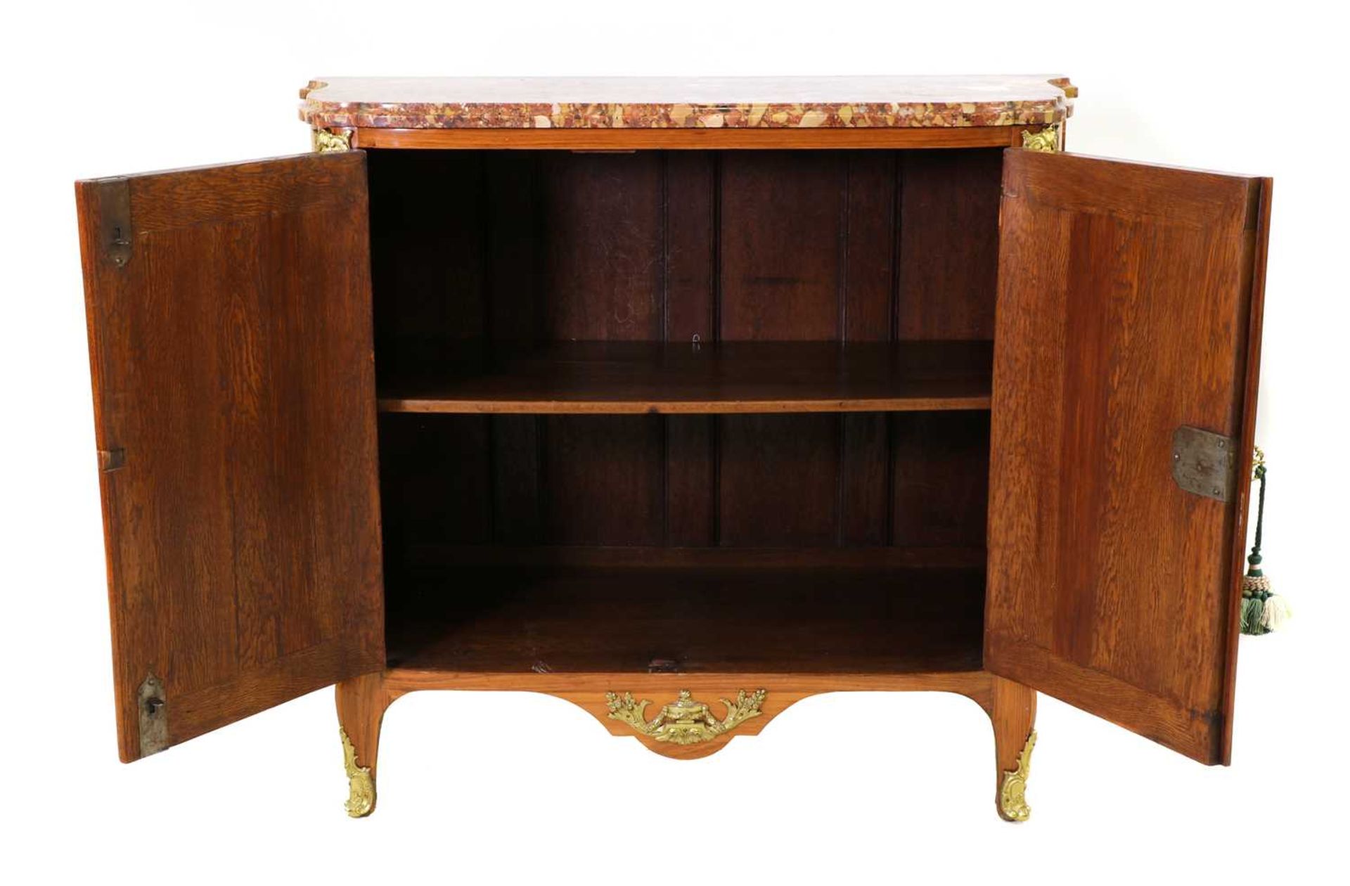 A Royal French Louis XV kingwood, tulipwood, sycamore and parquetry inlaid meuble d'entrée, - Image 4 of 79