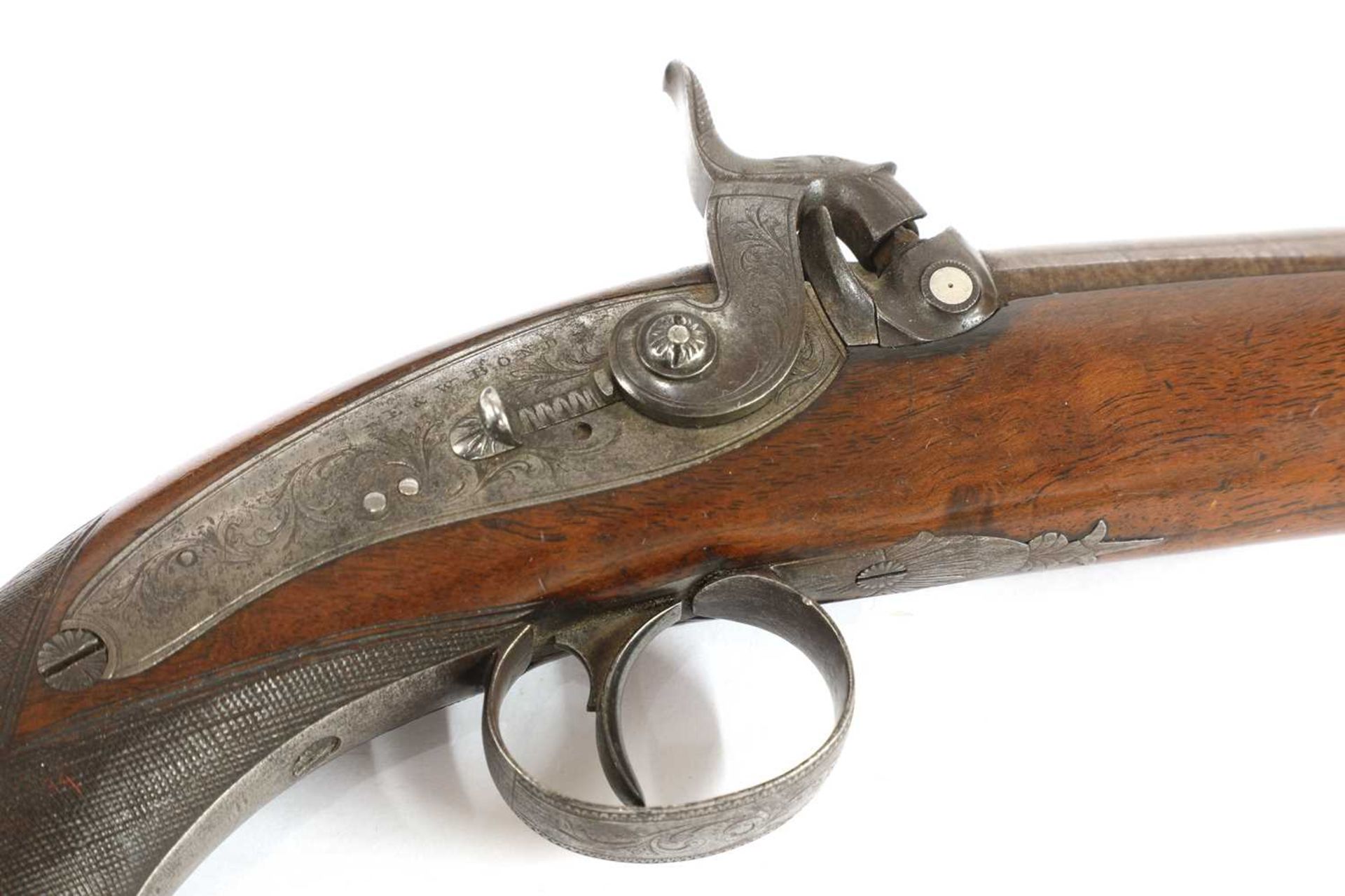 A single-barrelled percussion officer's pistol, - Image 2 of 4