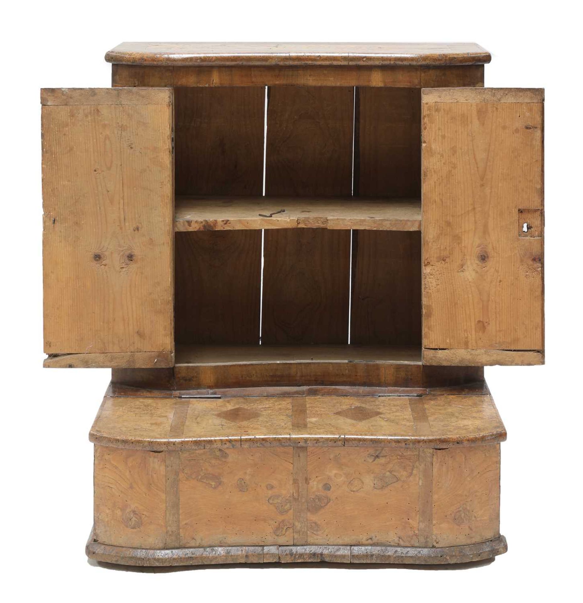 A walnut low cabinet, - Bild 2 aus 6