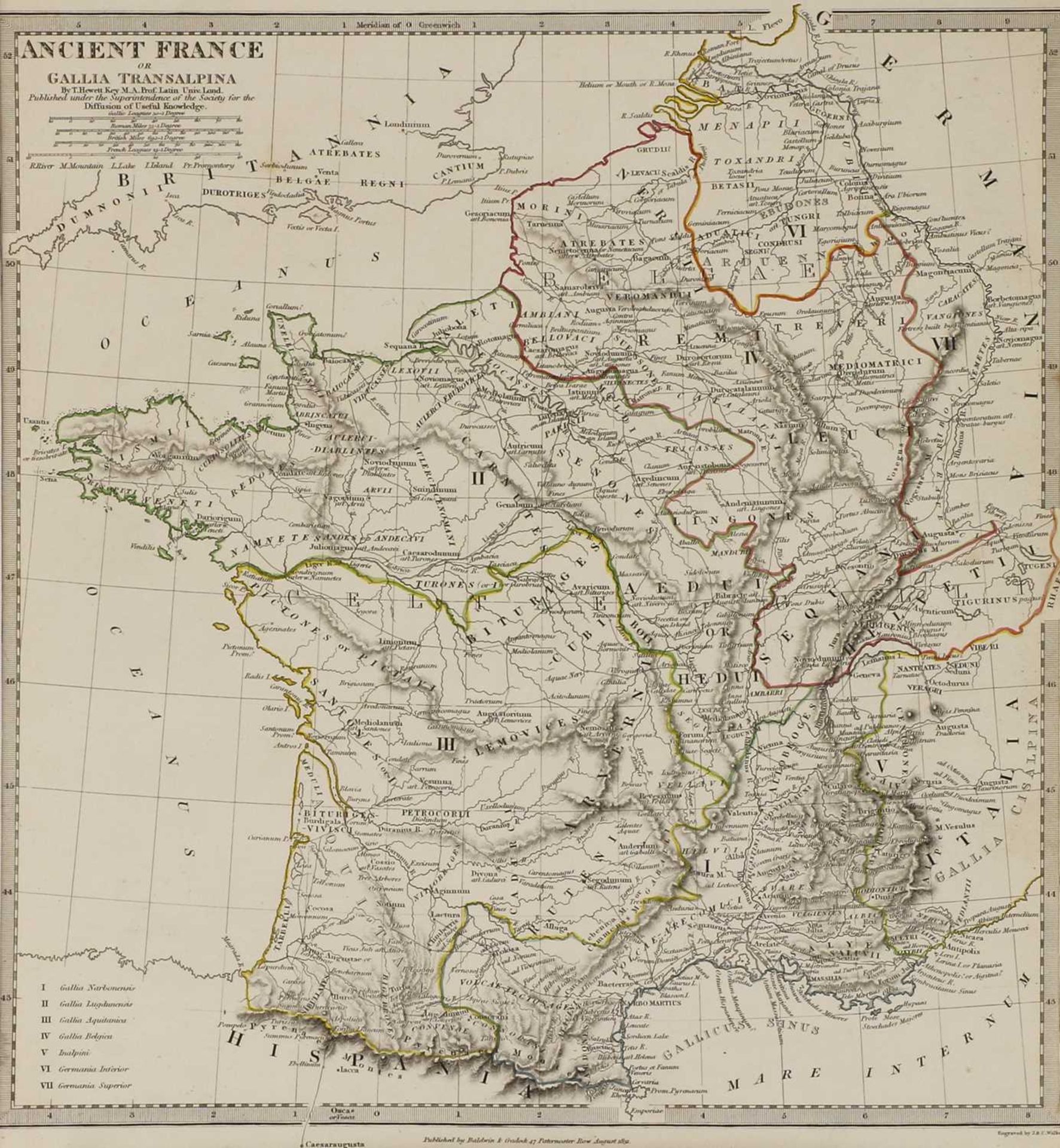 A set of four old maps of Paris, the Environs of Paris, Bordeaux and Toulon, - Bild 11 aus 25