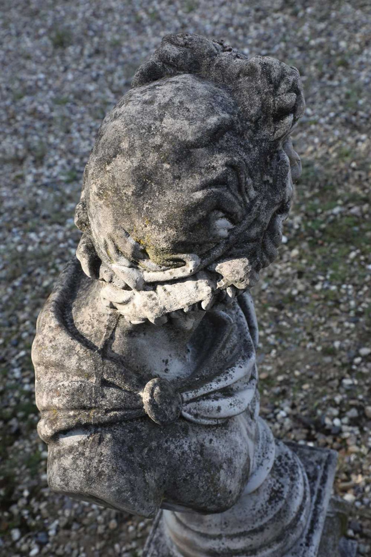 A composite stone bust after the antique, - Bild 6 aus 21