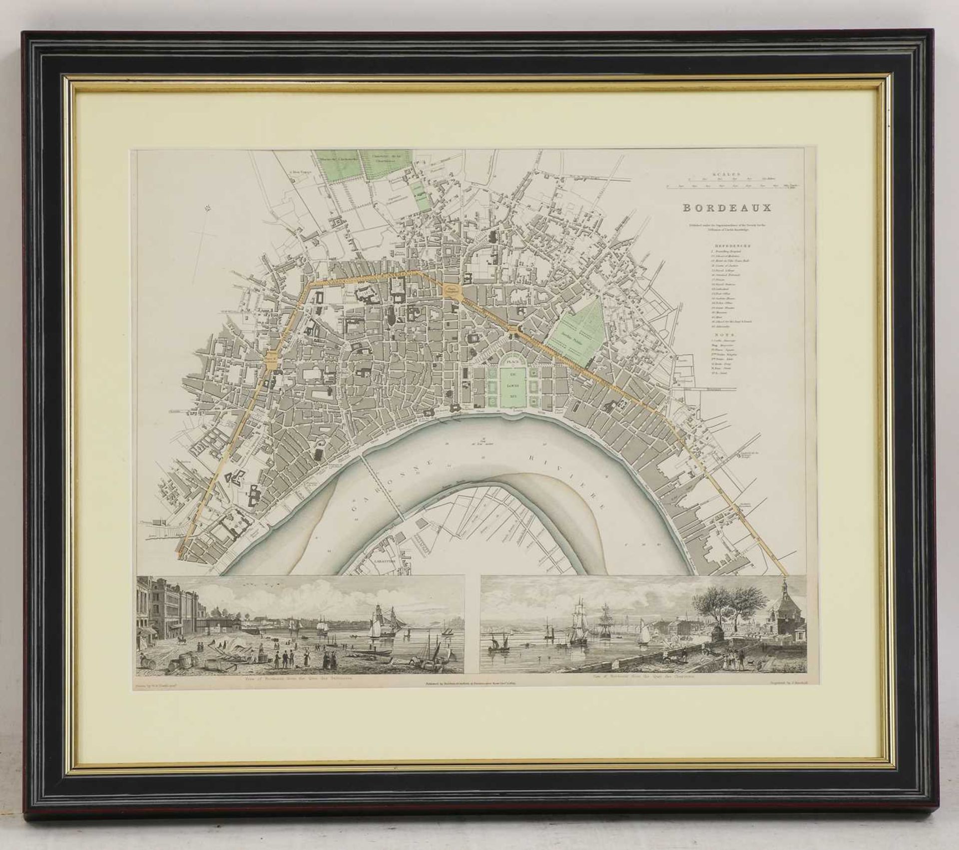 A set of four old maps of Paris, the Environs of Paris, Bordeaux and Toulon, - Bild 10 aus 25