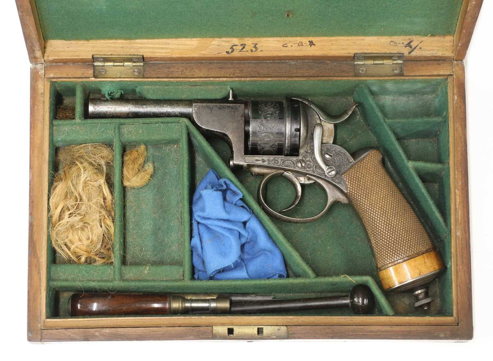 A good pinfire .31 revolver, - Image 2 of 8