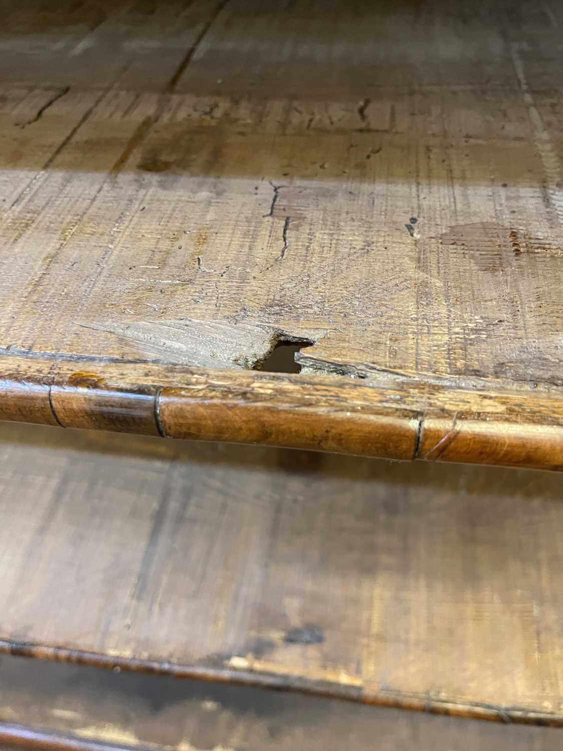 A William and Mary oyster veneered laburnum and fruitwood inlaid chest of drawers - Image 64 of 85