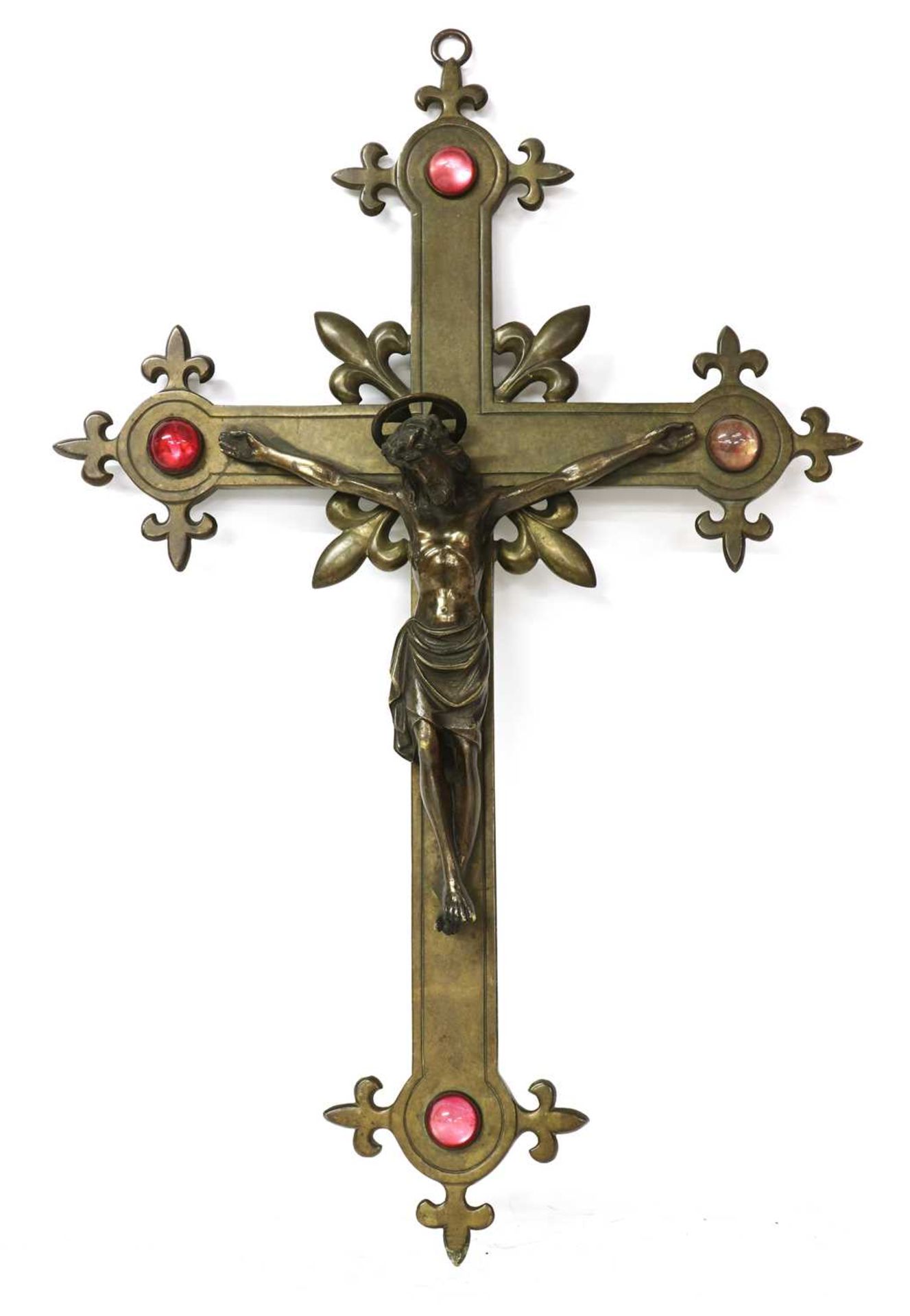 A bronze crucifix,