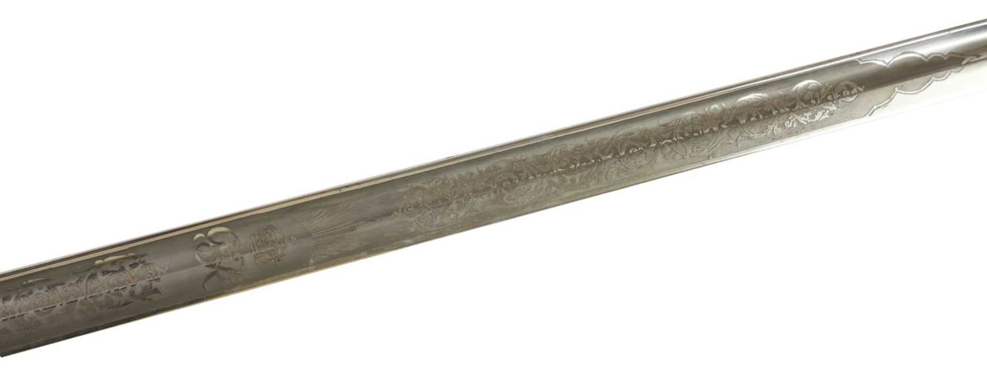 A George VI Royal Navy officer's sword, - Image 7 of 9