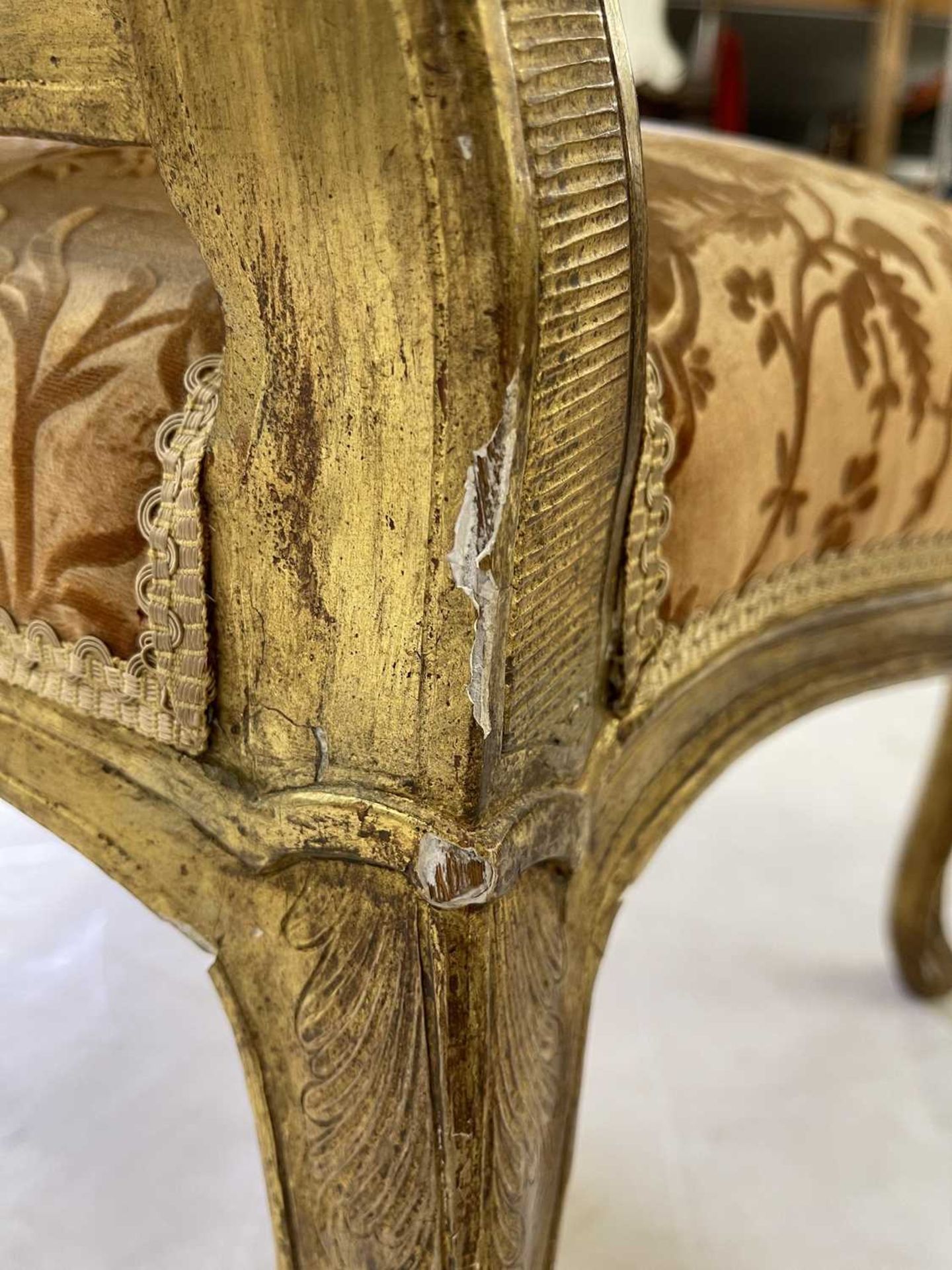 A pair of French Louis XV giltwood fauteuils à la reine, - Image 60 of 140