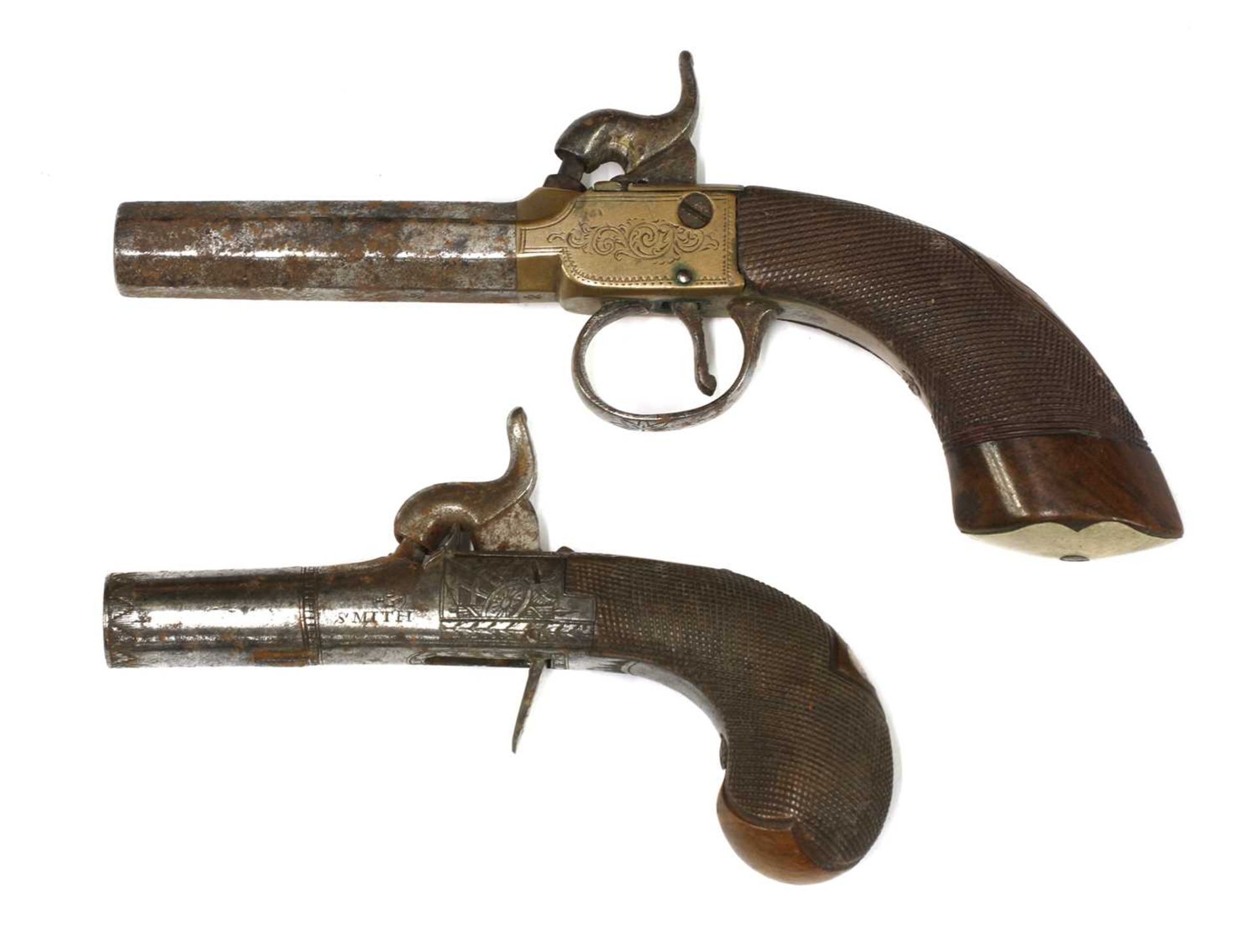 Two 19th century pocket percussion pistols, - Image 3 of 3