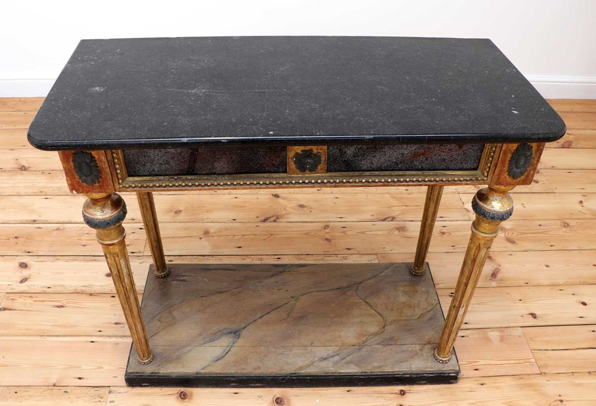 A French marble top console, - Bild 3 aus 4