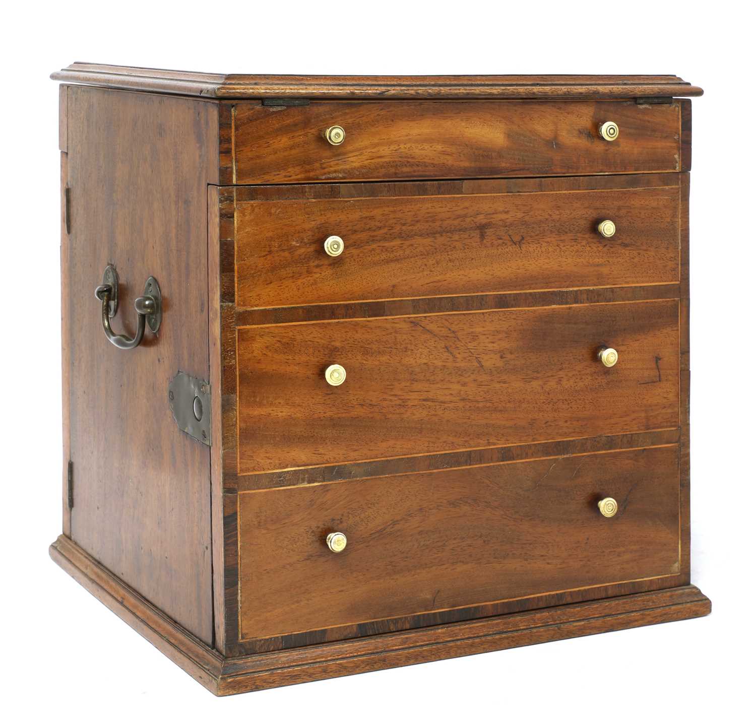 A George III strung mahogany apothecary's chest, - Image 2 of 5