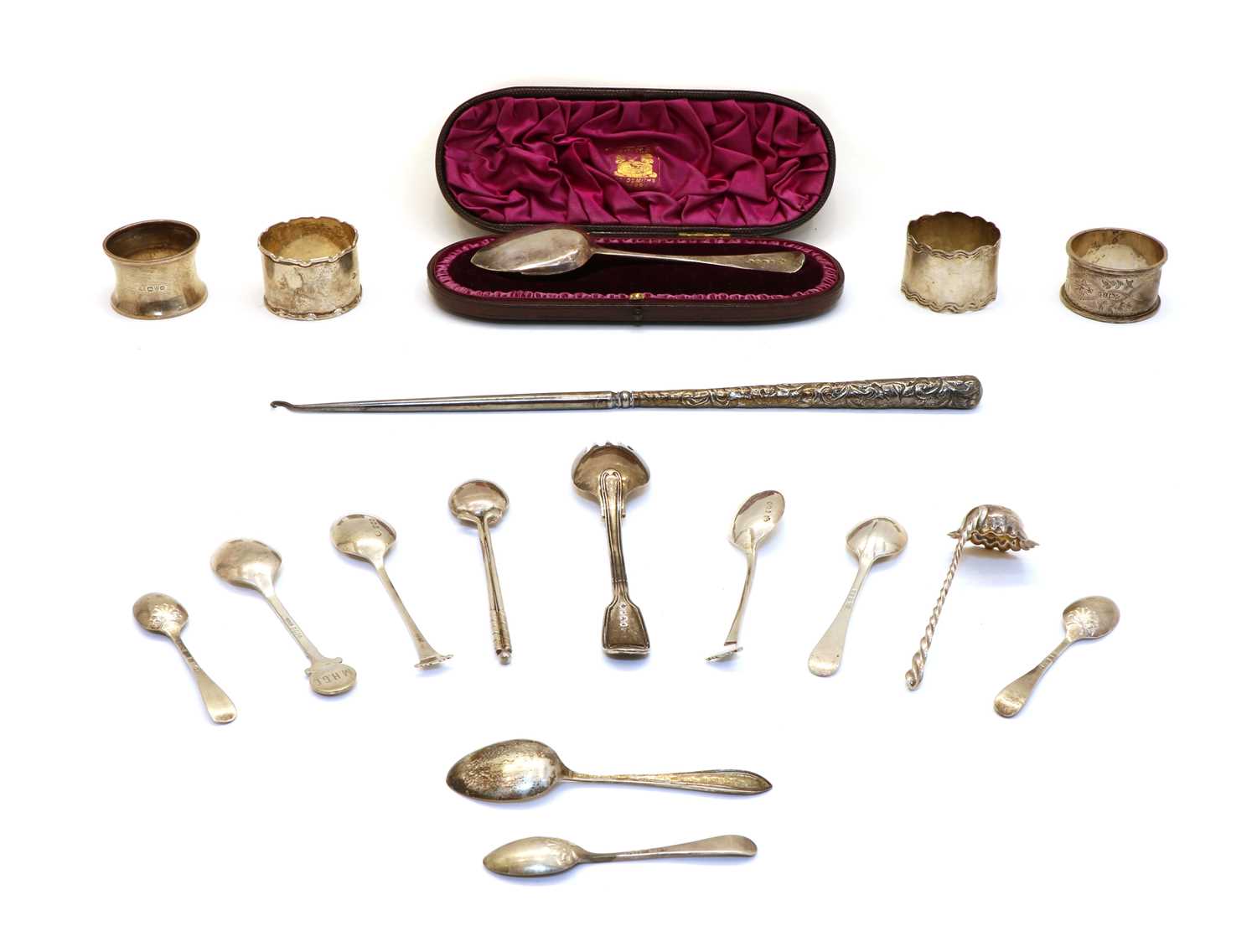 A collection of silver flatware, - Image 3 of 3