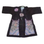 A Chinese embroidered robe,