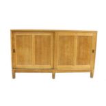 An oak sideboard,