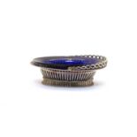 A George II silver sweetmeat or bon bon dish,