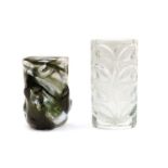 A Whitefriars Knobbly glass vase,