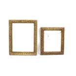 A gilt gesso frame,