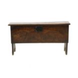 A oak coffer,