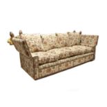 A four-seater Knole sofa,