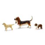 A Beswick model of a Basset Hound,