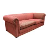 A Chesterfield-style sofa,