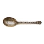 A Raj silver Indian Colonial Spoon by P.Orr & Sons, Madras c.1880,