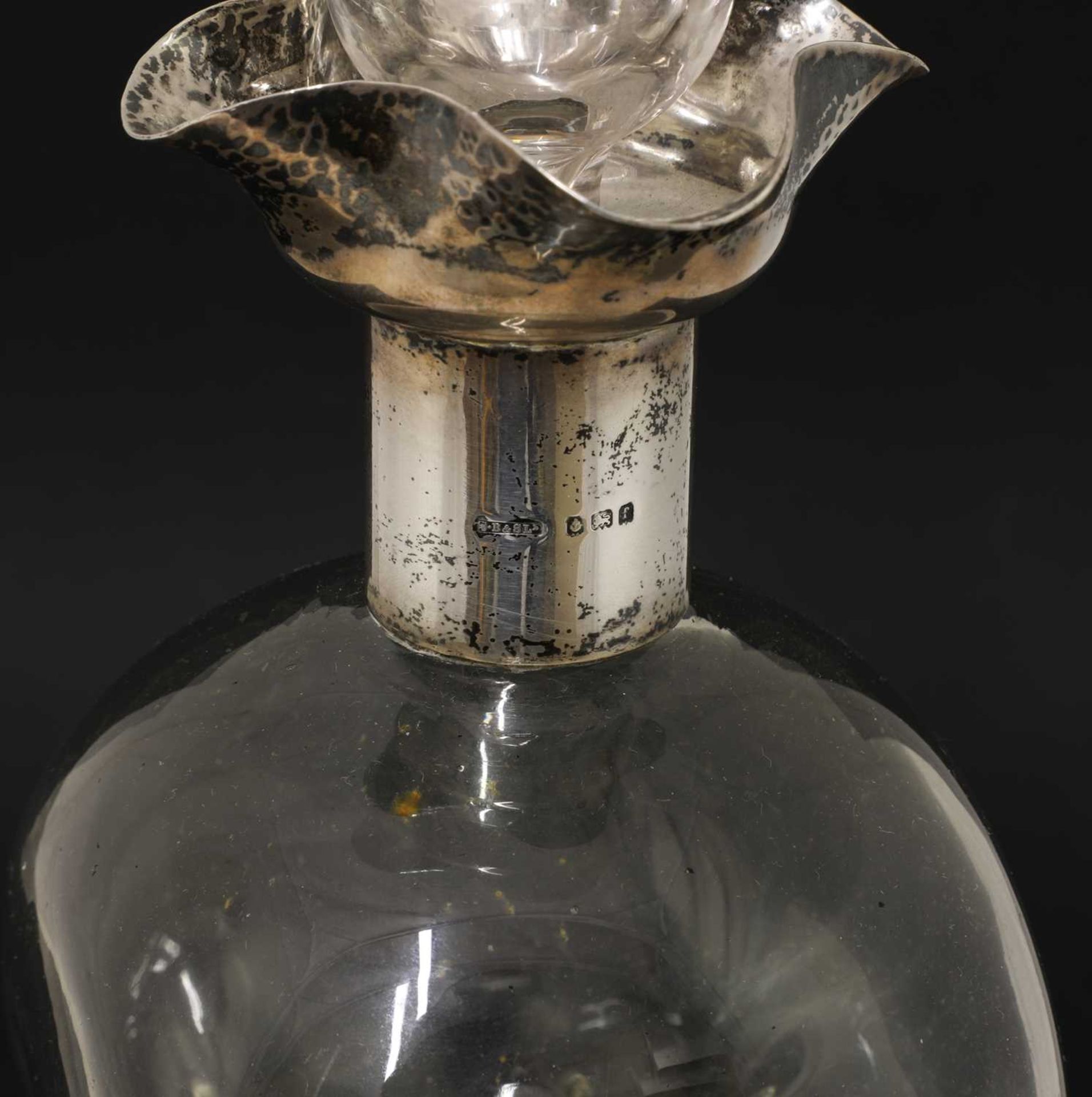 A silver-mounted Dewar's Whisky decanter and stopper, - Image 3 of 3