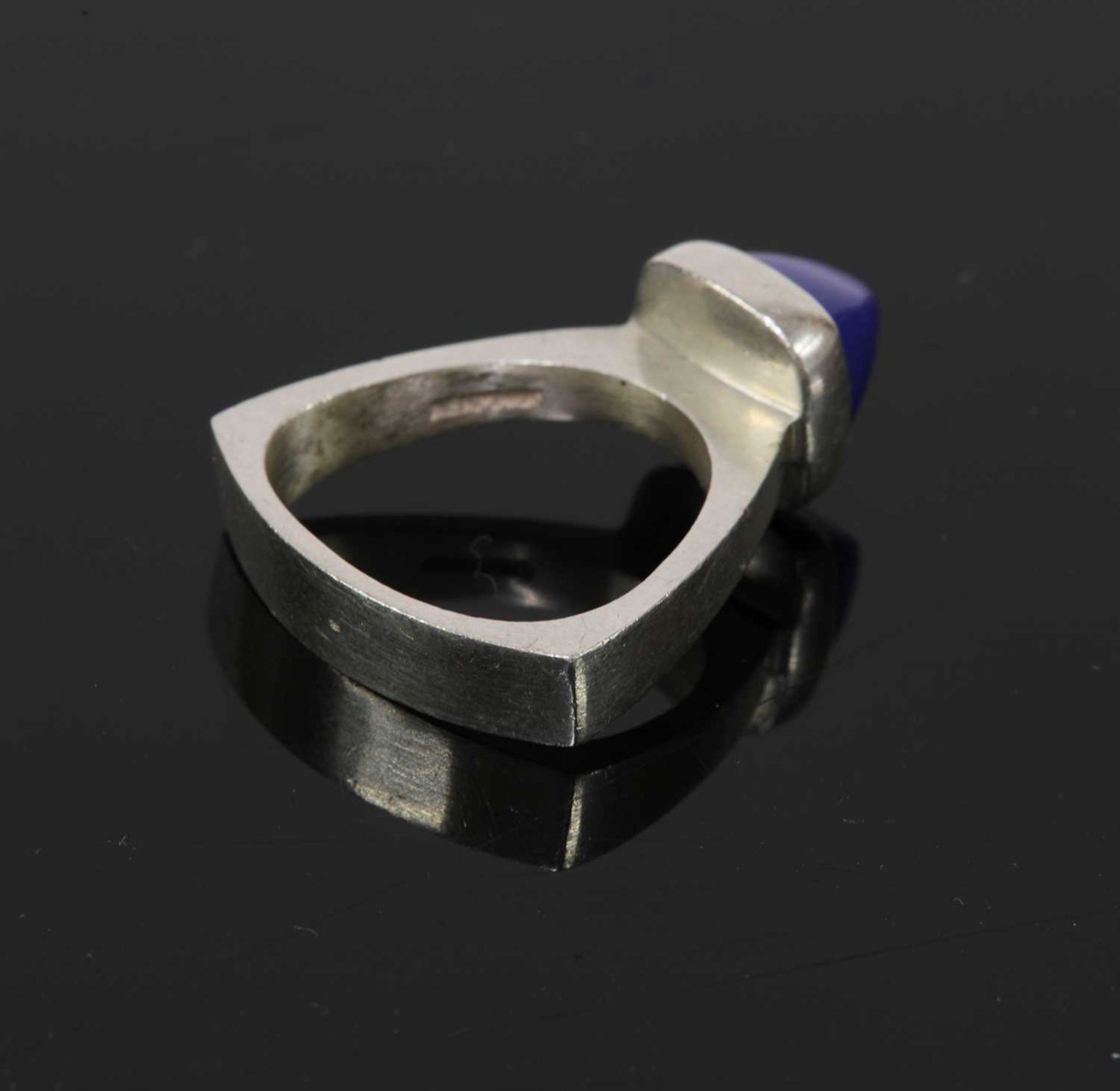 A Danish modernist silver ring, - Image 2 of 2