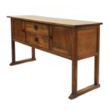 A Cotswold oak sideboard,