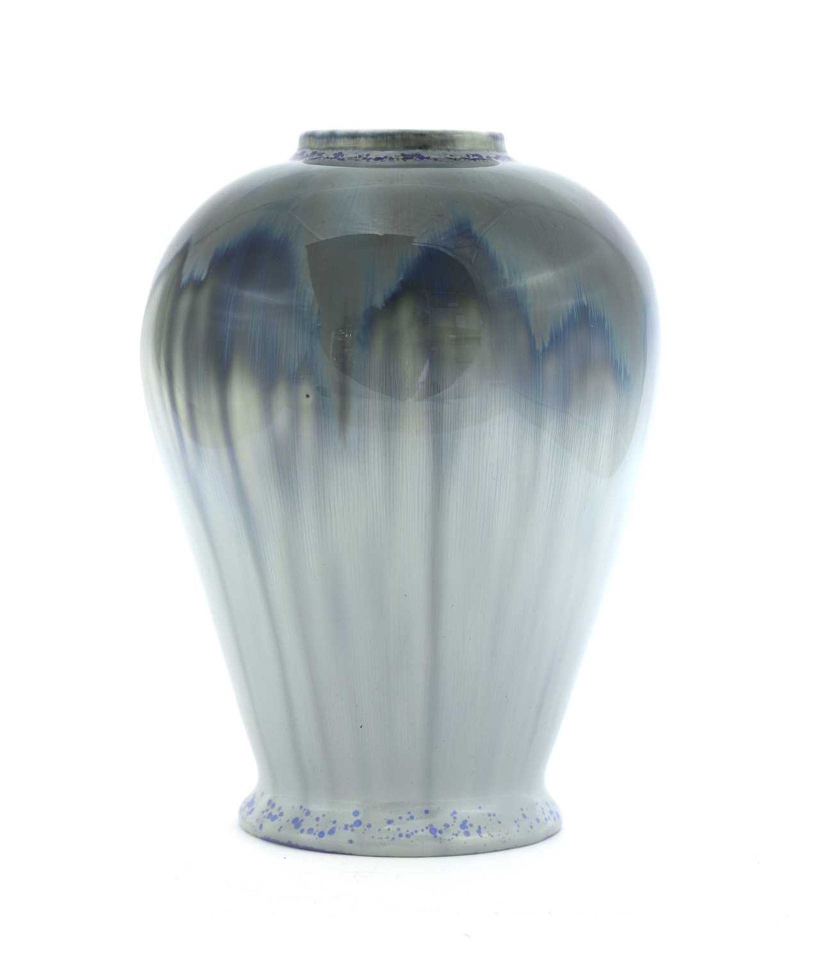 A Royal Copenhagen crystalline glazed vase, - Bild 2 aus 3