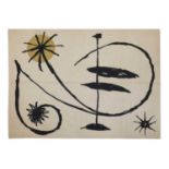 A modernist needlepoint rug,