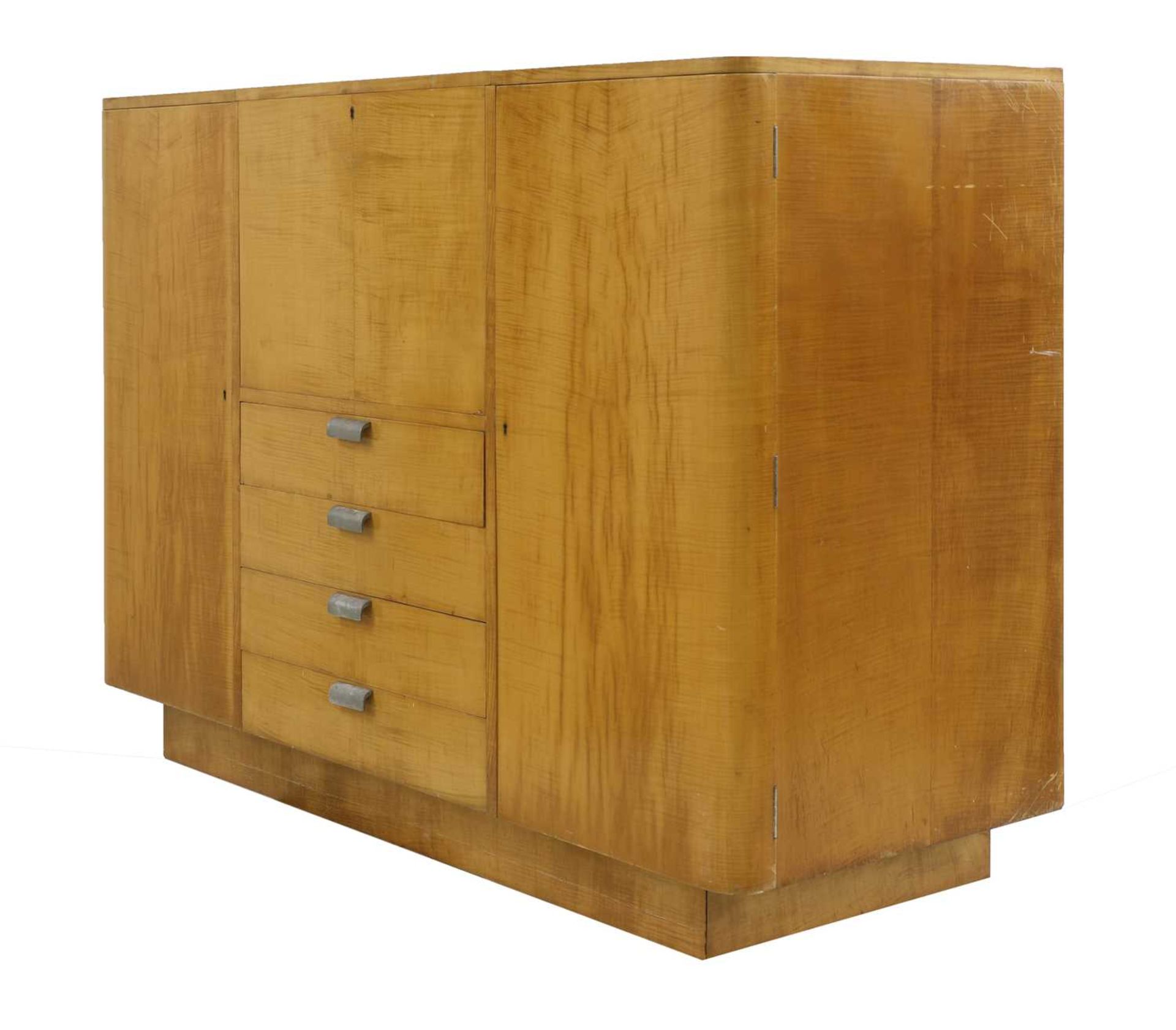 An Art Deco maple dressing bureau, - Image 2 of 4