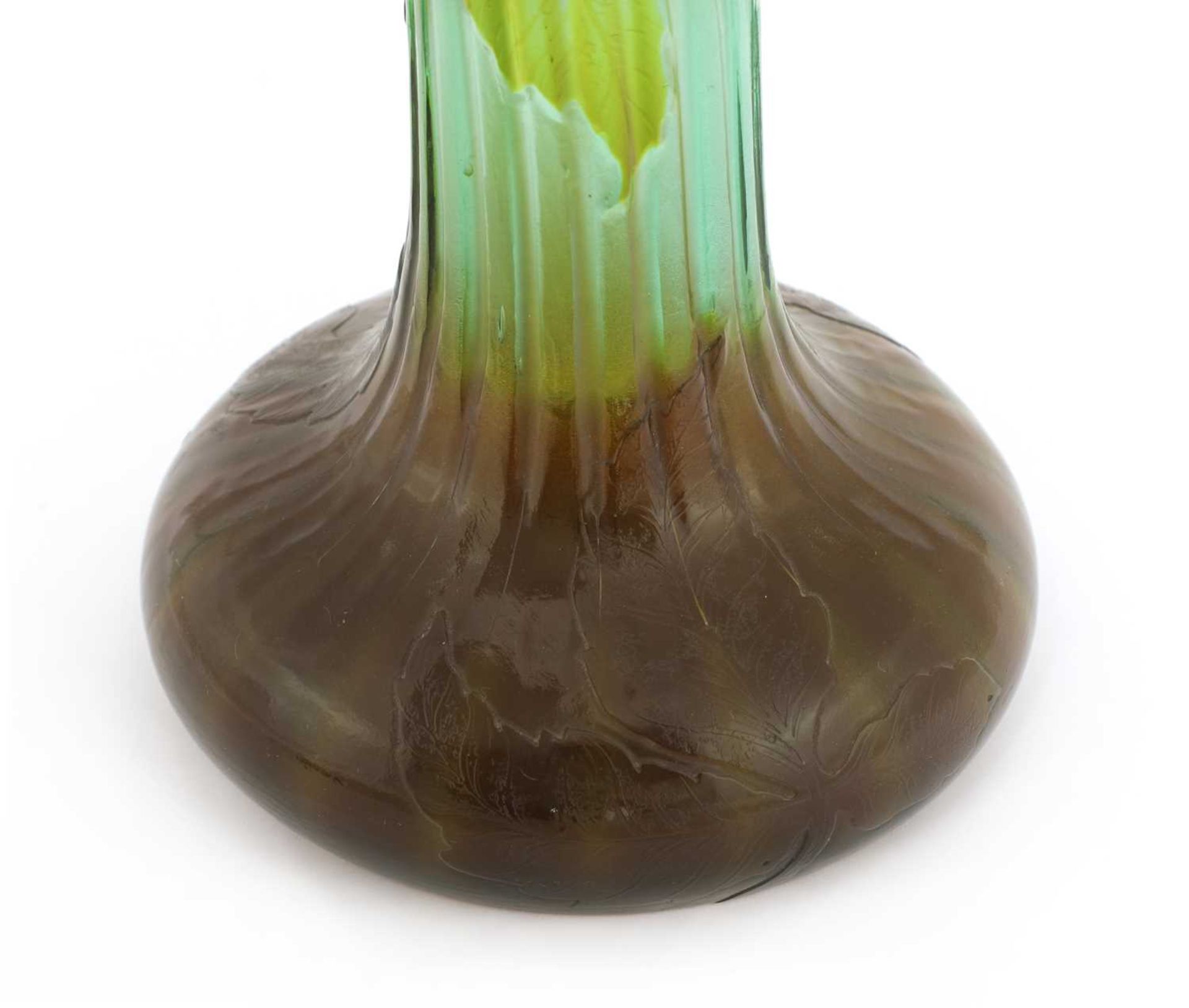 A Gallé cameo glass vase, - Image 3 of 4
