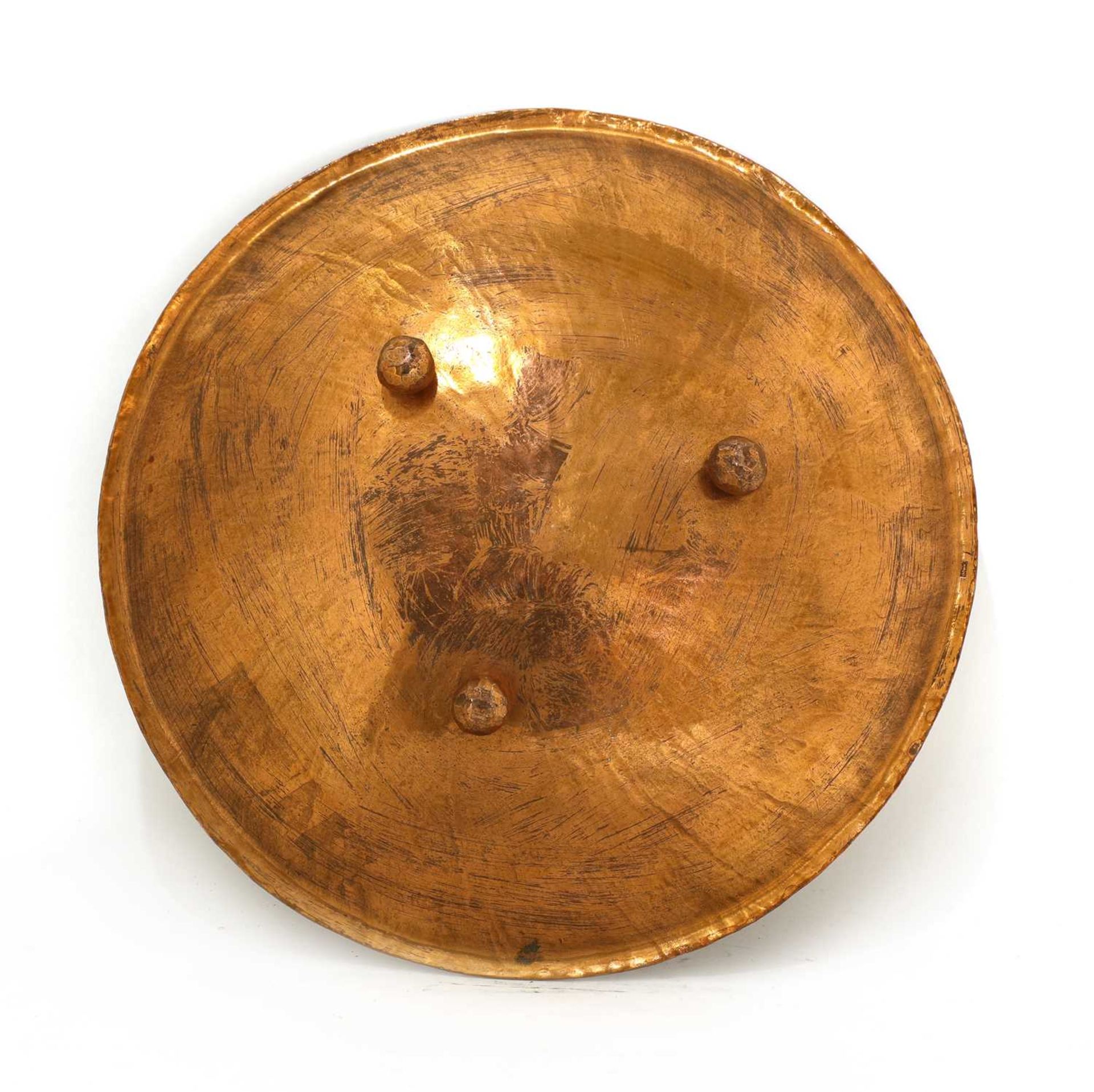 A copper dish, - Image 3 of 3