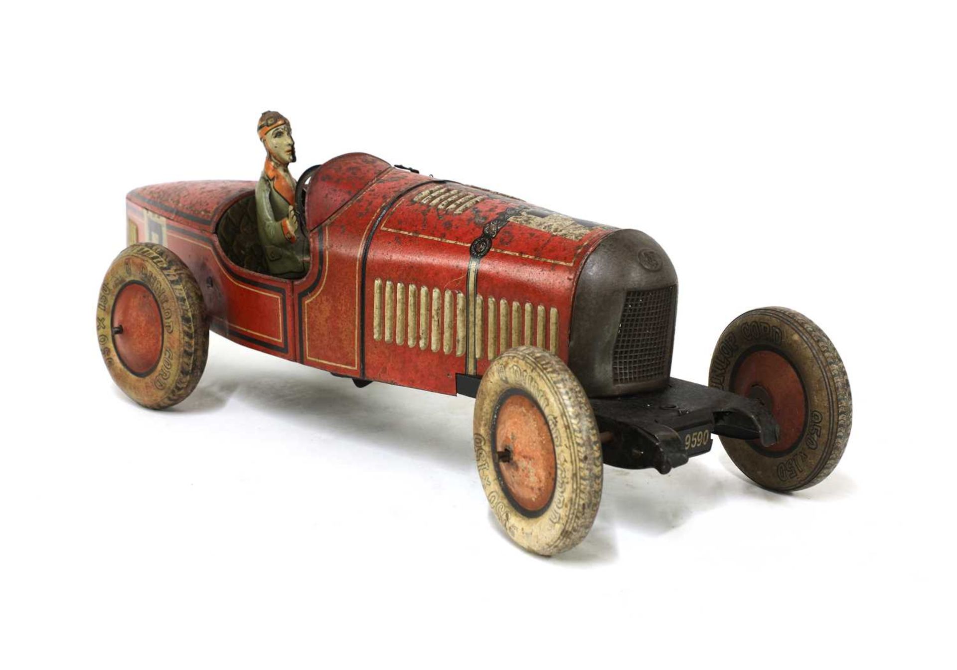 An Alfa Romeo P2 tinplate and clockwork racing car, - Bild 11 aus 13