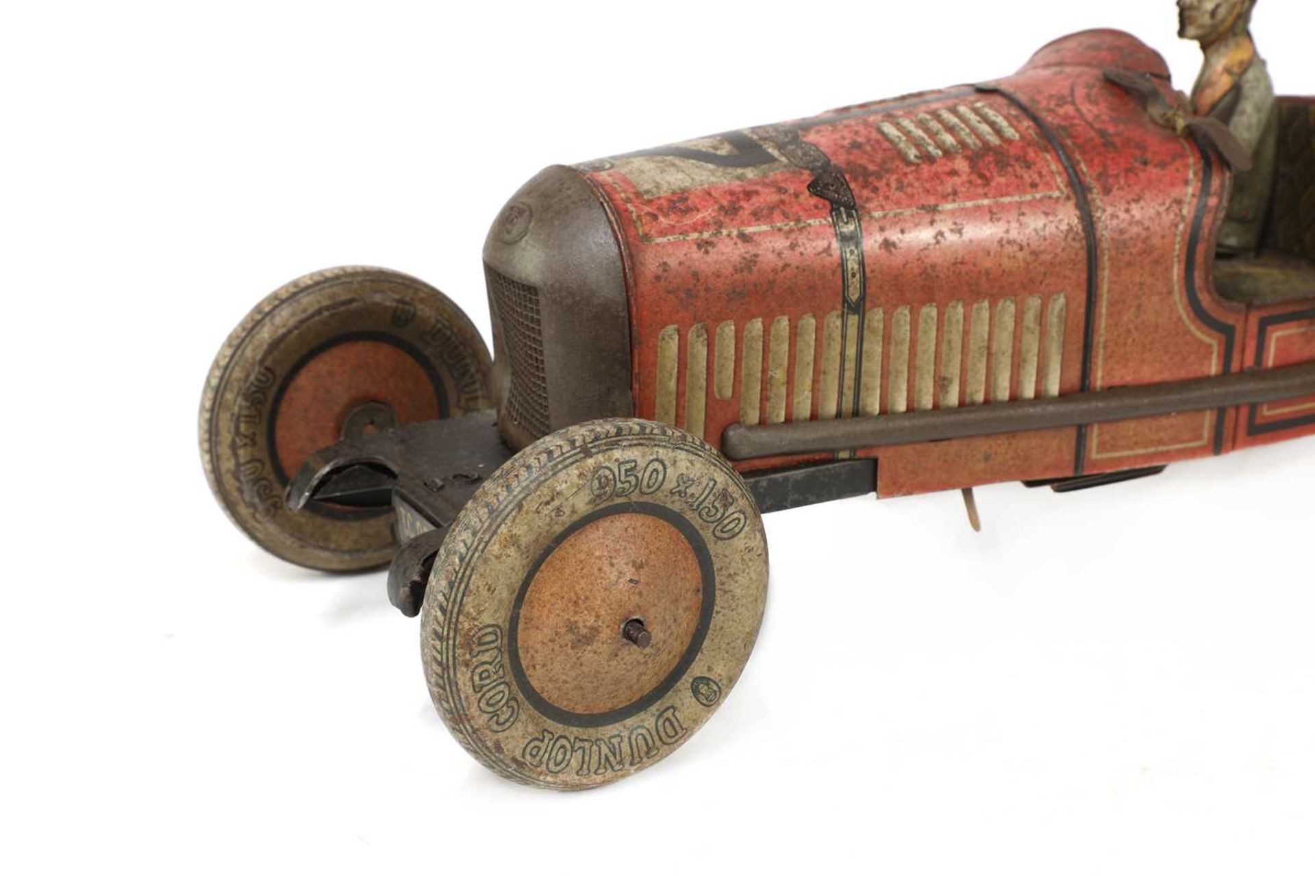 An Alfa Romeo P2 tinplate and clockwork racing car, - Bild 9 aus 13