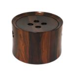 A Danish rosewood ice bucket and cover, §