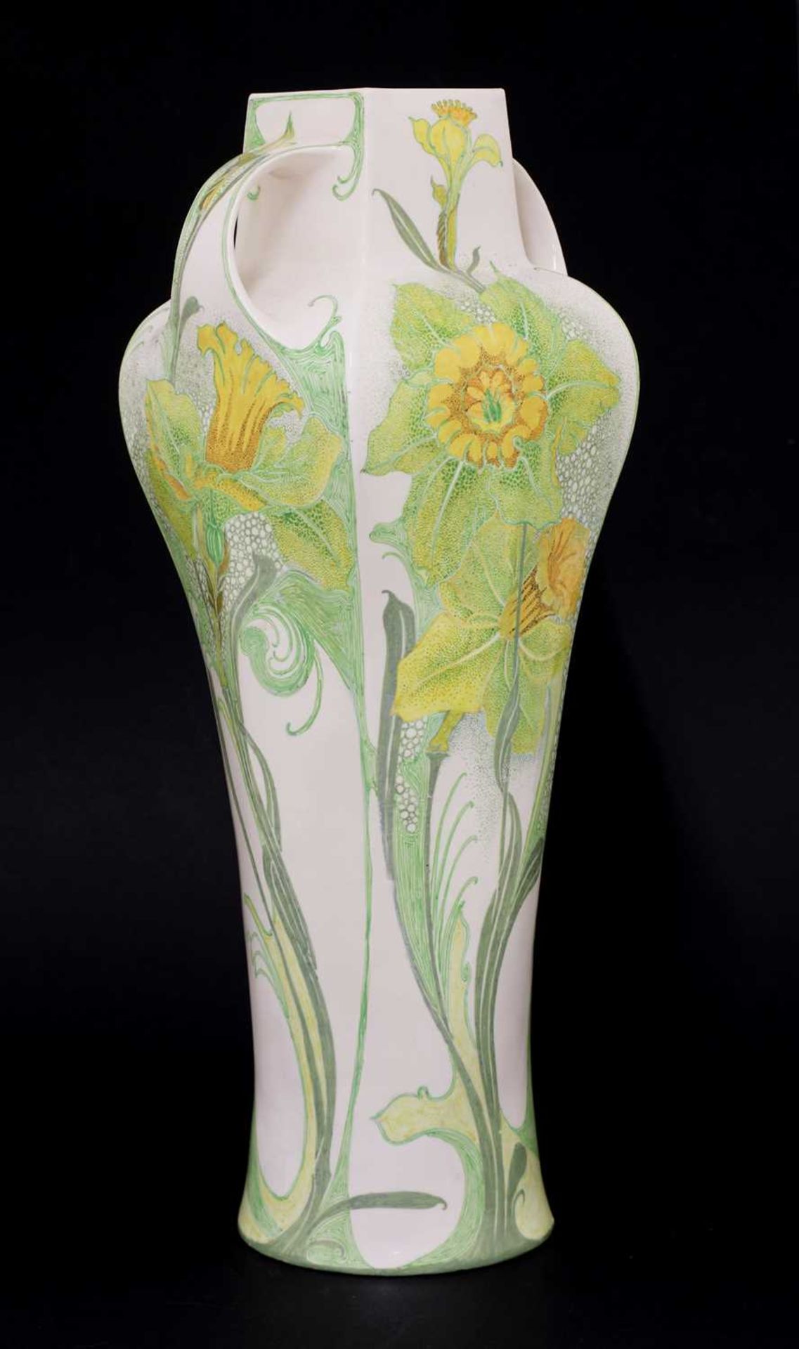 A Rozenburg Den Haag eggshell porcelain twin-handled vase, - Image 2 of 9